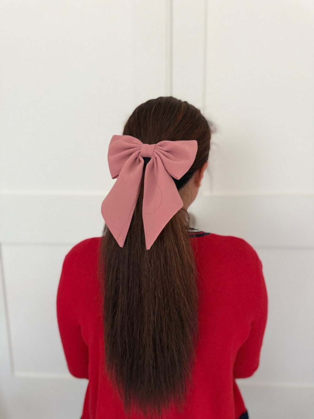 Chiffon hair bow clip for women girls - Picture 4 of 4